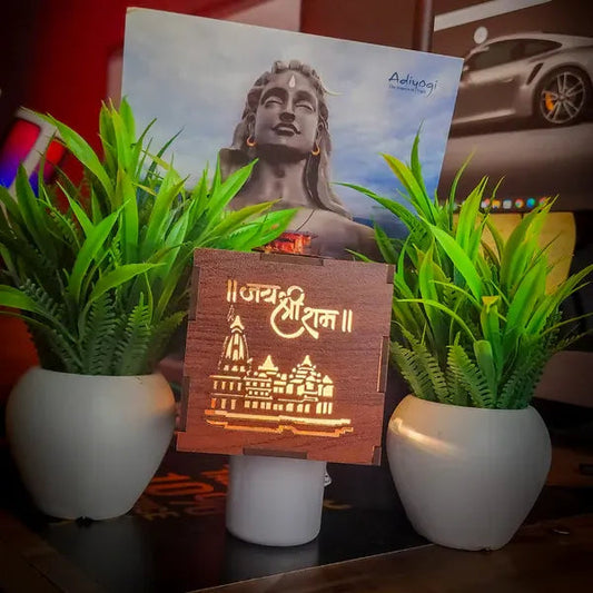 RAM MANDIR Electric Kapoor Burner & Night Lamp